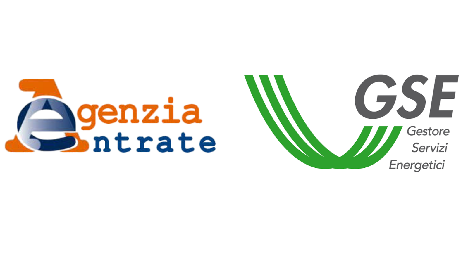 Agenzia delle Entrate e GSE - Gestore dei Servizi Energetici